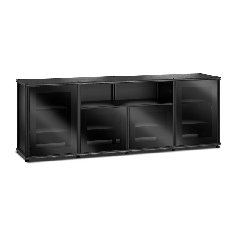 Salamander Synergy Model 345 Black Oak with Black Posts – Sleek Modern Storage