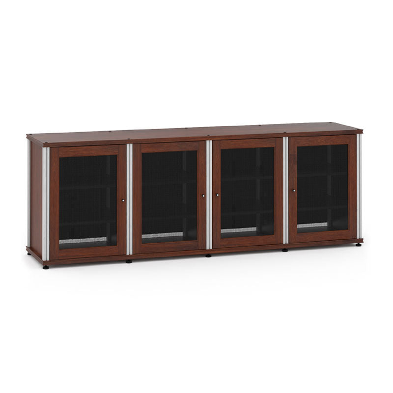 Salamander Synergy Model 347 Walnut with Aluminum Posts – Durable Modular Storage