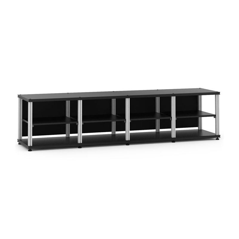 Salamander Synergy Quad 20 AV Cabinet Black Oak – Sturdy, Spacious Media Center