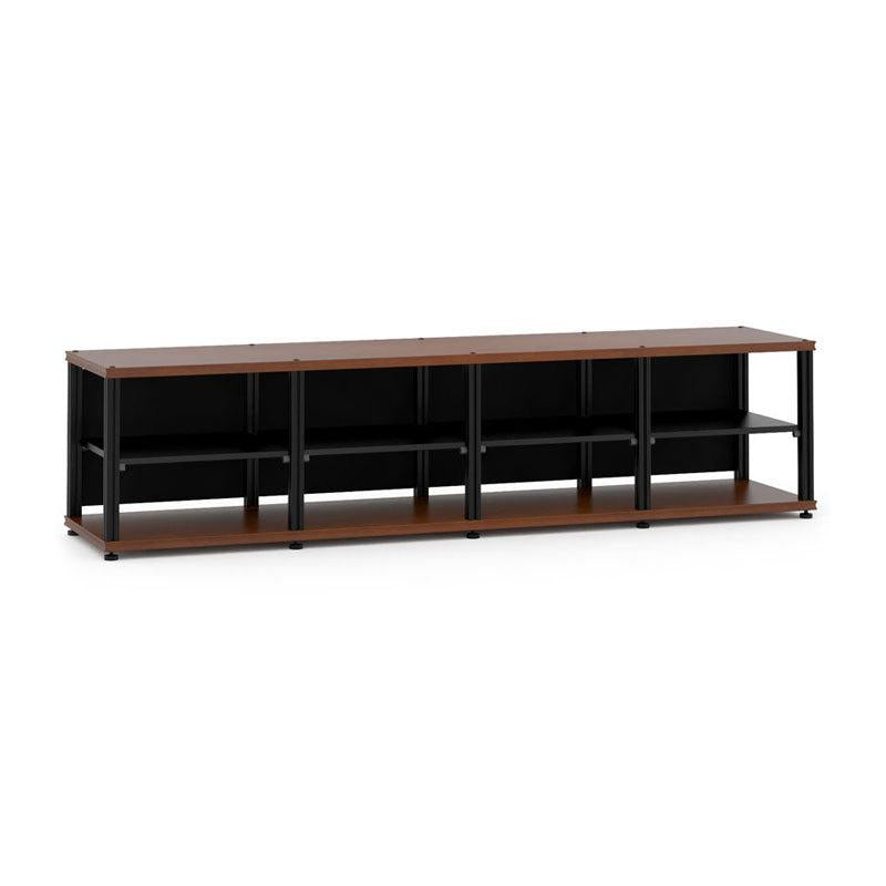 Salamander Synergy Quad 20 AV Cabinet Cherry Black Posts for Home Theater