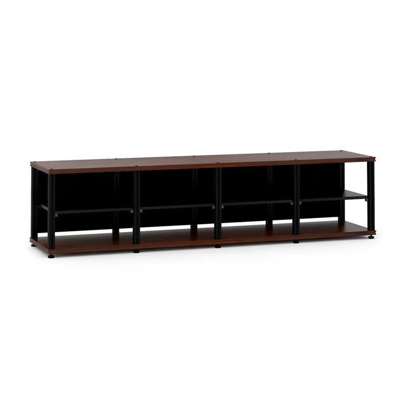 Salamander Synergy Quad 20 Walnut AV Rack with Adjustable Shelves