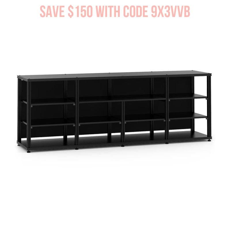 Salamander Synergy Quad 30 AV Cabinet with Center Opening – Black Oak
