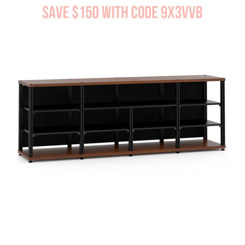 Salamander Synergy Quad 30 Center Opening Cabinet – Cherry & Black Posts