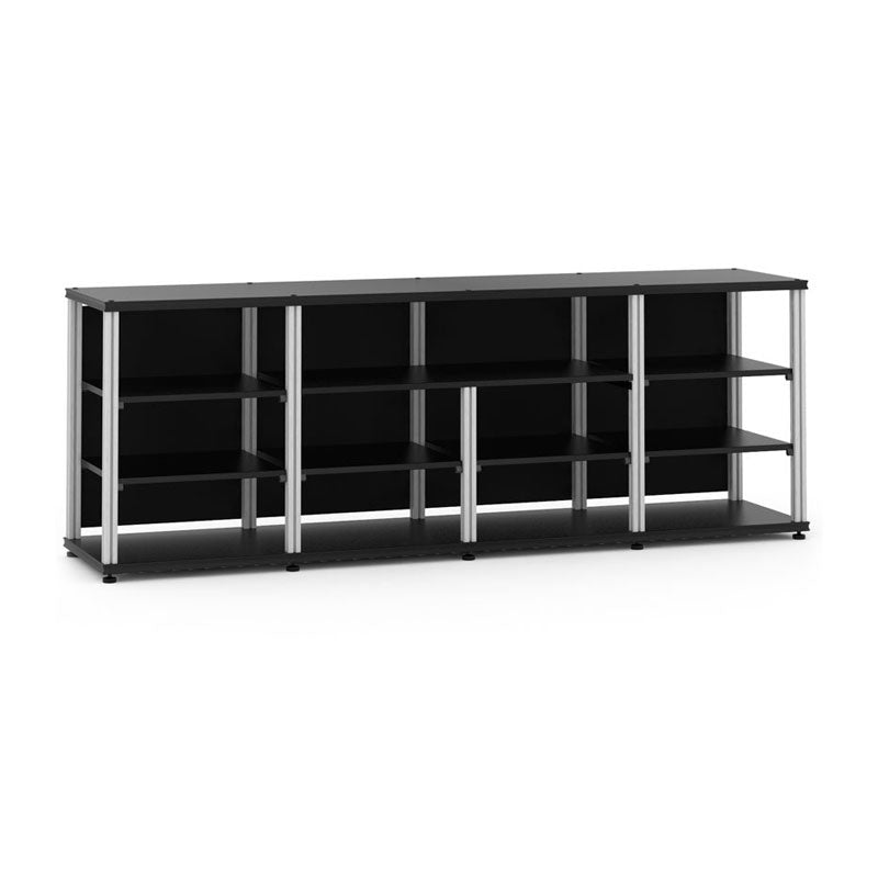 Salamander Synergy Quad 30 Center Opening Door – Black Oak, Aluminum Posts