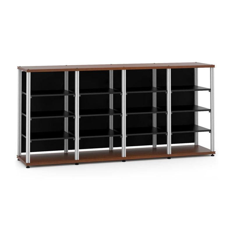 Salamander Synergy Quad 40 Cherry AV Cabinet with Aluminum Posts