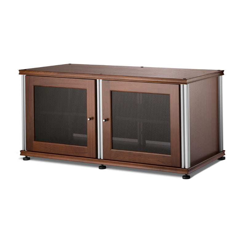 Salamander Synergy SB221W/A Walnut Single Box with Aluminum Posts