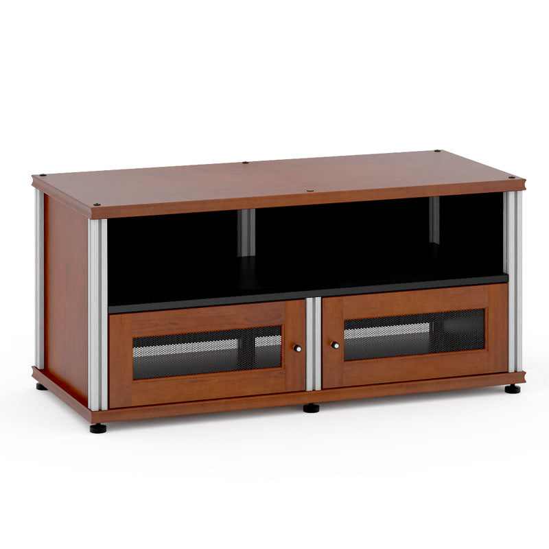 Salamander Synergy SB229C/A Cherry AV Cabinet with Aluminum Posts