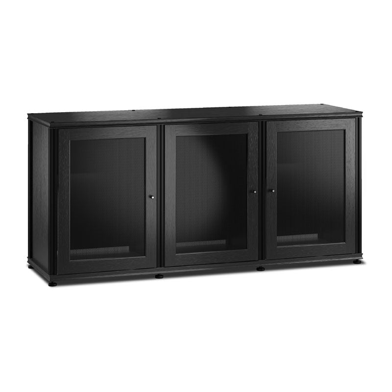 Salamander Synergy SB337BO/B Single Box – Modular Media Storage, Black Oak