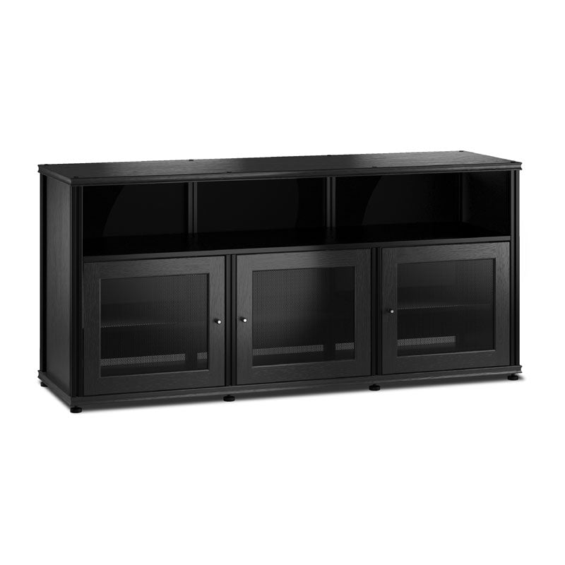 Salamander Synergy SB339BO/B AV Cabinet Black Oak, 75" TV Compatible