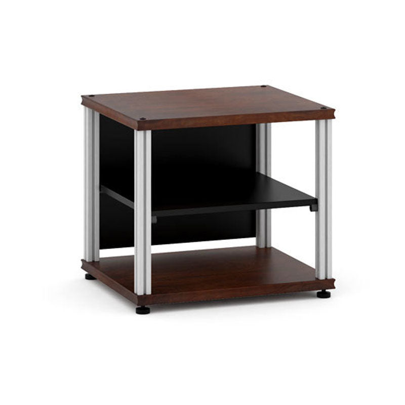 Salamander Synergy Single 20" Dark Walnut Panel with Aluminum Posts