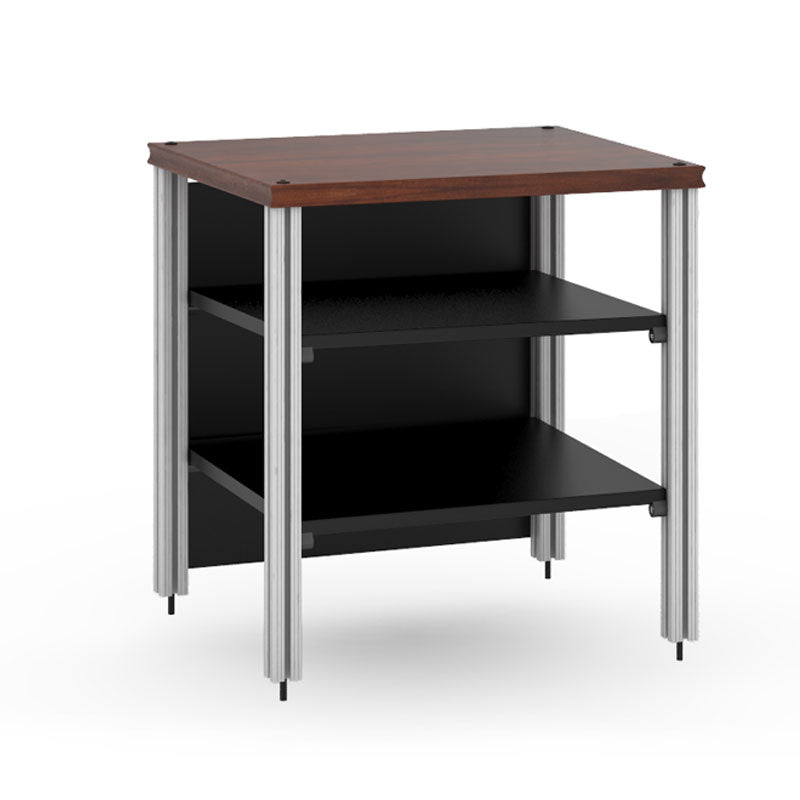 Salamander Synergy Single 30" Extension Dark Walnut Aluminum Posts