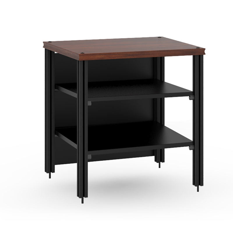 Salamander Synergy Single 30 Extension Dark Walnut Black Posts – Expand Your Setup