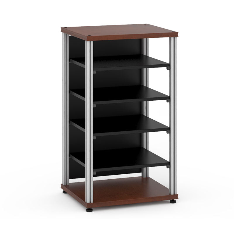 Salamander Synergy Single 40 AV Cabinet American Cherry with Aluminum Posts