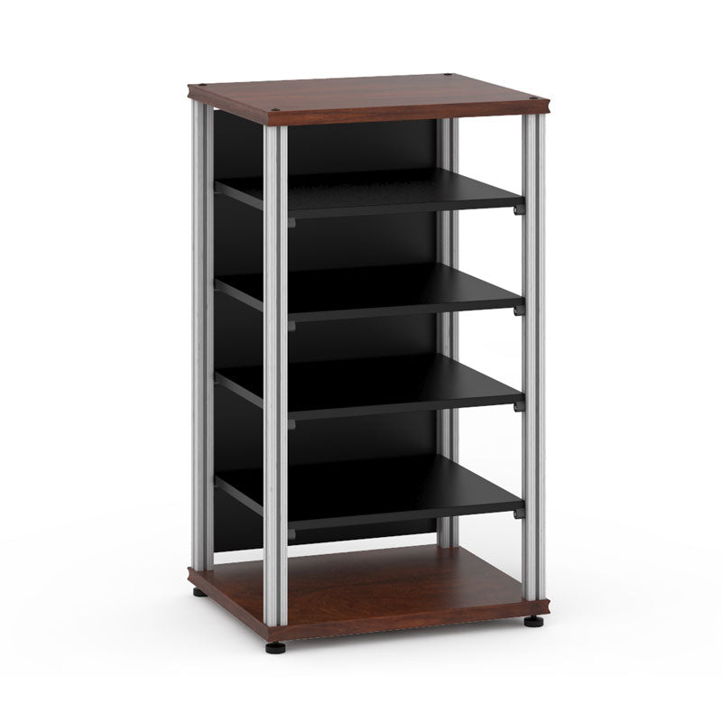 Salamander Synergy Single 40" Dark Walnut Enclosure with Aluminum Posts