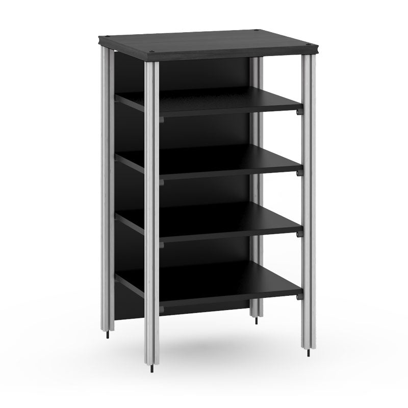 Salamander Synergy Single 40 Extension Black Oak with Aluminum Posts