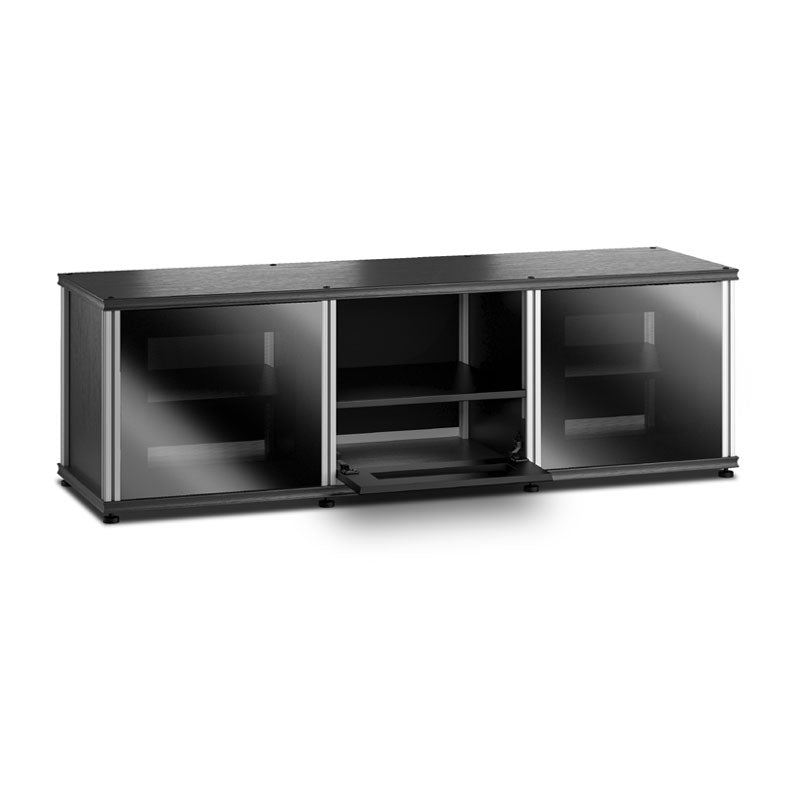Salamander Synergy Single Box 233 Shower Enclosure – Black Oak & Glass