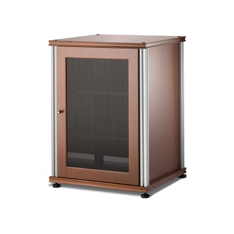 Salamander Synergy Single Box 303 Cherry AV Cabinet with Aluminum Posts