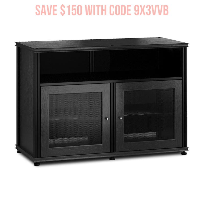 Salamander Synergy Single Box 329 Black Oak Modular AV Storage