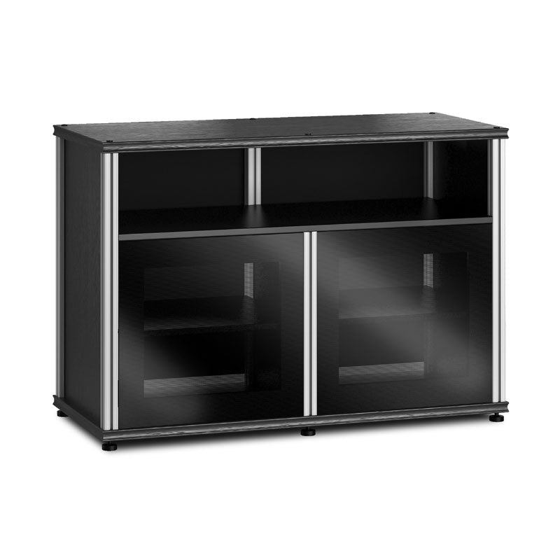 Salamander Synergy Single Box 329 Black Oak Panel with Aluminum Posts