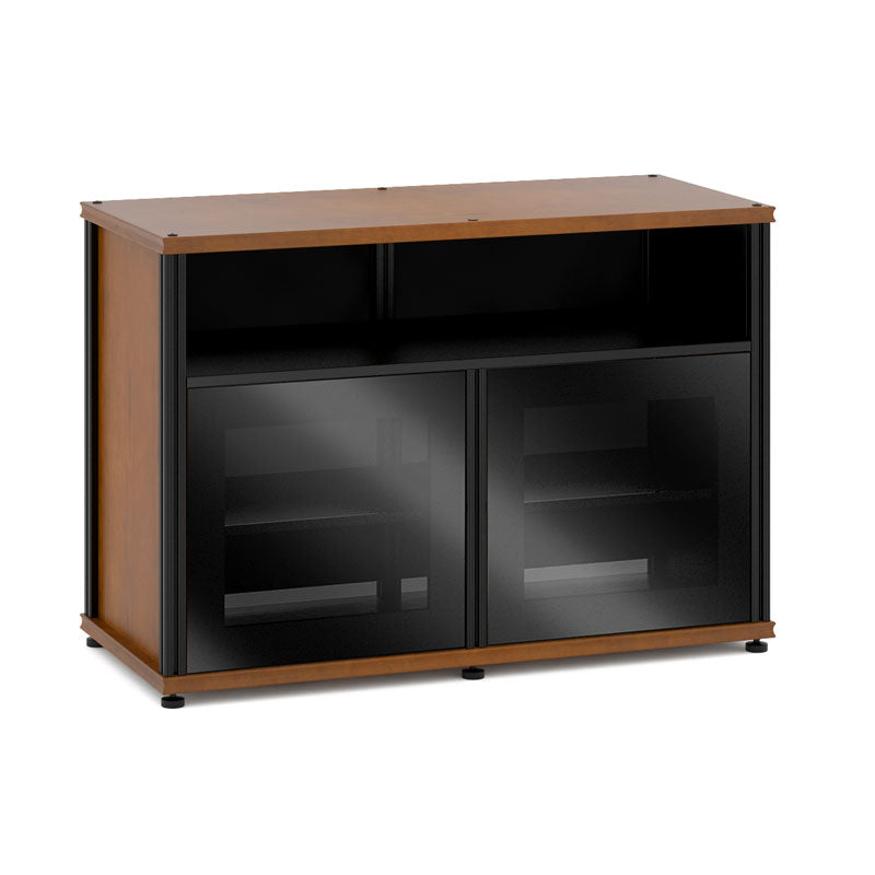 Salamander Synergy Single Box 329 Media Console – American Cherry & Black Glass
