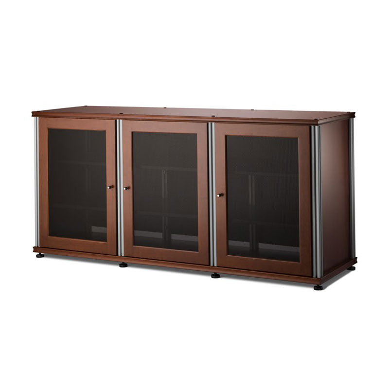 Salamander Synergy Single Box 337 Cherry AV Cabinet with Aluminum Posts