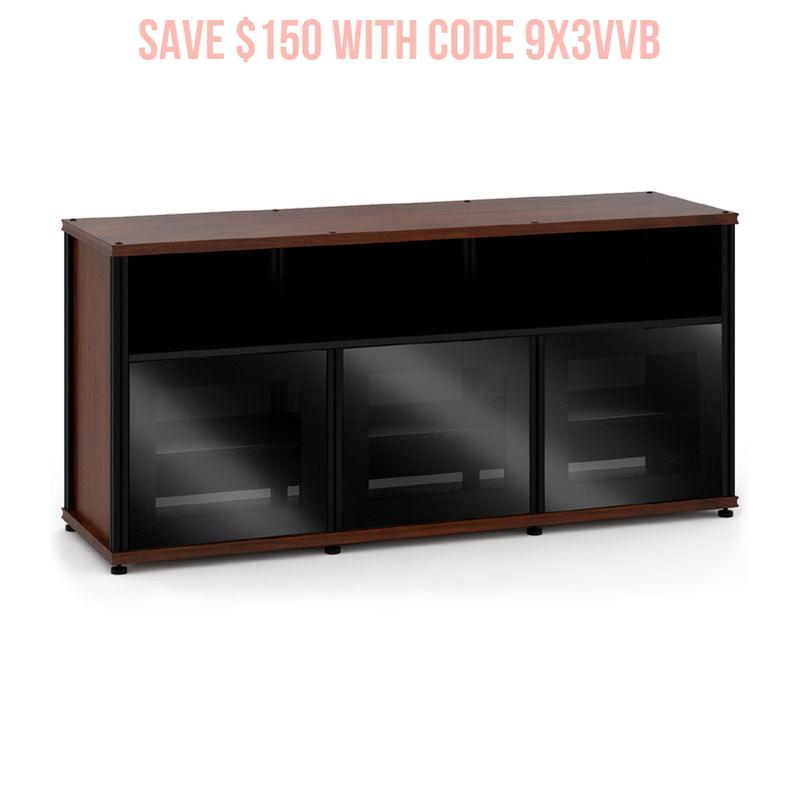 Salamander Synergy Single Box 339 Dark Walnut AV Storage Module