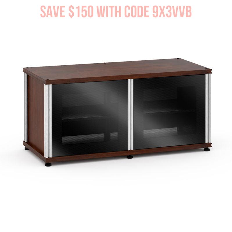 Salamander Synergy Single Box SB221W/BG/A Dark Walnut Shower Enclosure