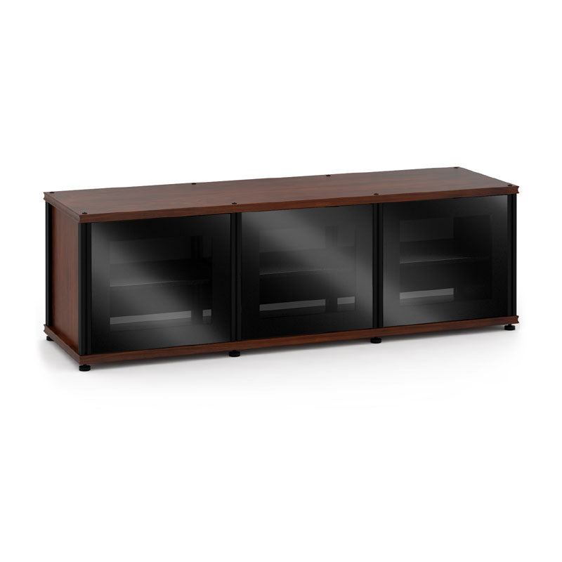 Salamander Synergy Single Box SB237W/BG/B Dark Walnut AV Cabinet