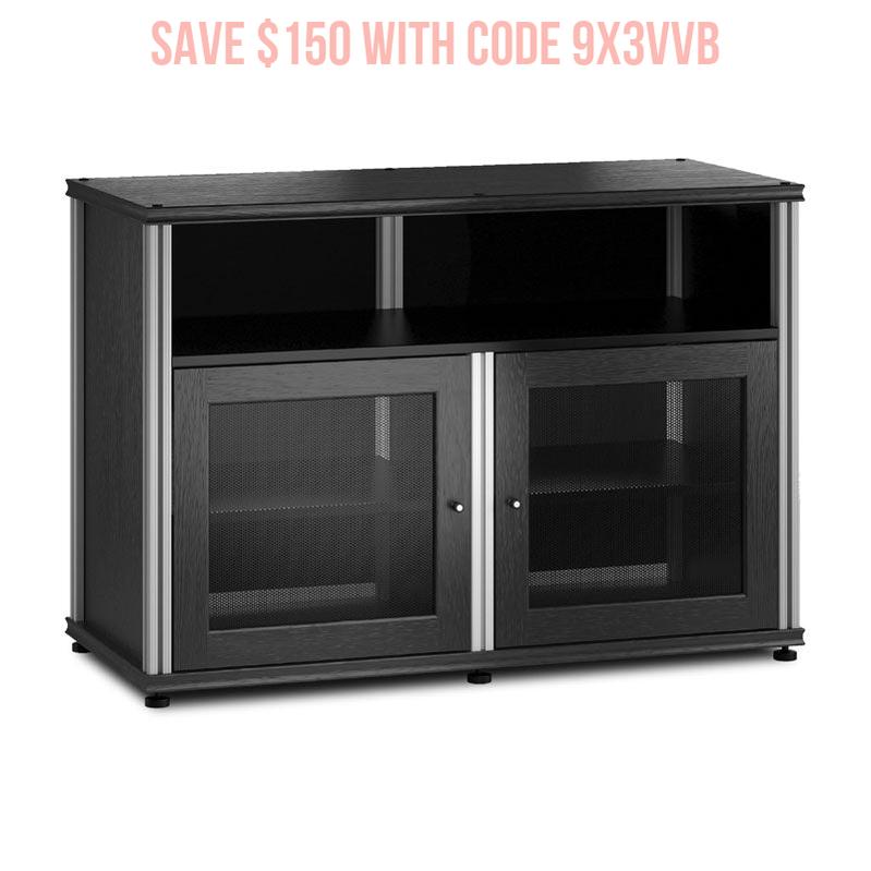 Salamander Synergy Single Box SB329BO/A Black Oak Aluminum Posts Modular Storage
