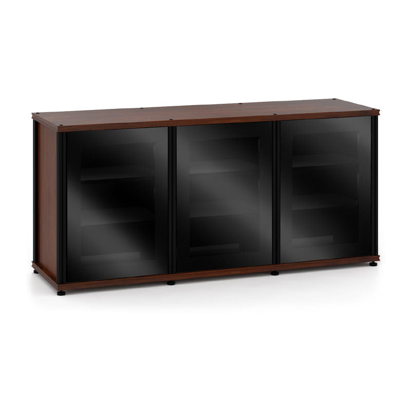 Salamander Synergy Single Box SB337W/BG/B Dark Walnut AV Cabinet