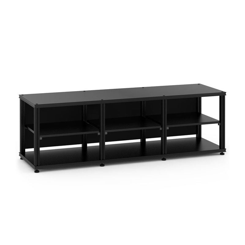 Salamander Synergy Triple 20 Core AV Cabinet Black Oak for Home Theater