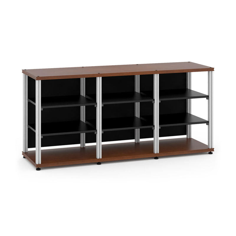 Salamander Synergy Triple 30 AV Cabinet Cherry w/ Aluminum Posts