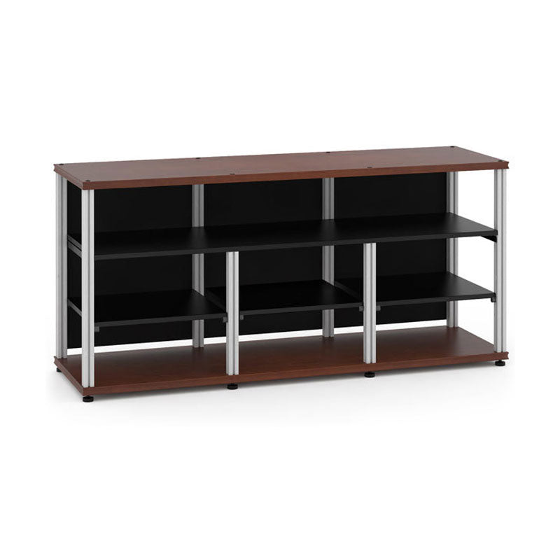 Salamander Synergy Triple 30 Center Opening Door System – Durable Cherry Finish with Aluminum Posts
