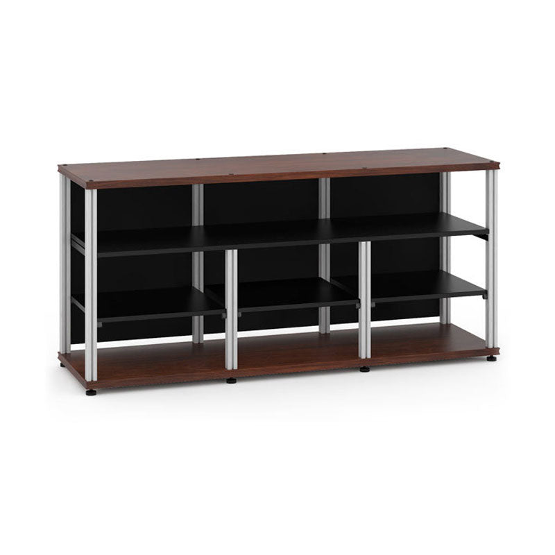 Salamander Synergy Triple 30 Center Opening Door Walnut Aluminum Posts