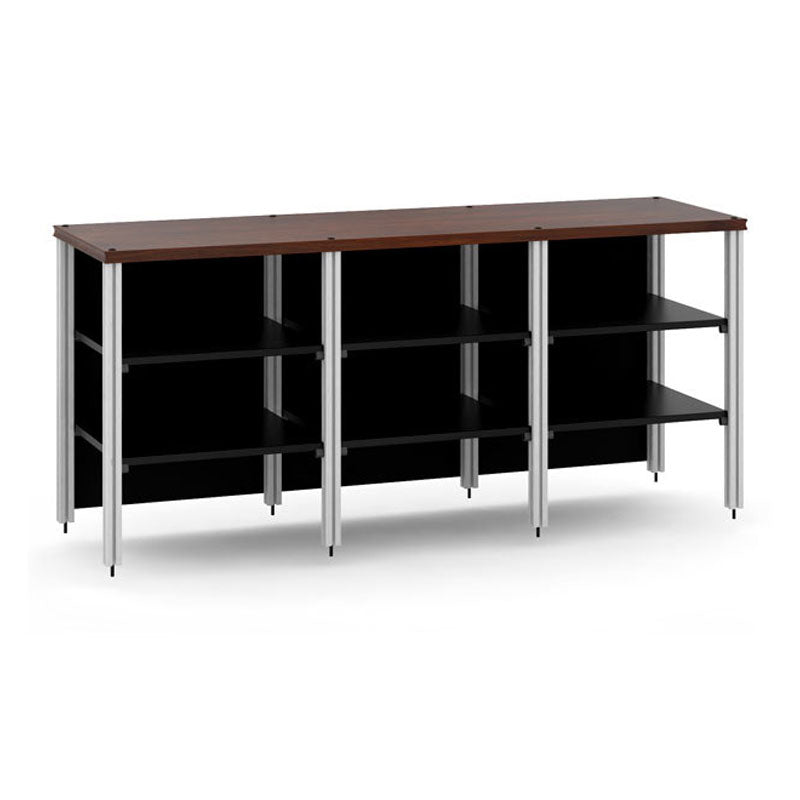 Salamander Synergy Triple 30 Extension SLX30W/A Walnut Aluminum Posts