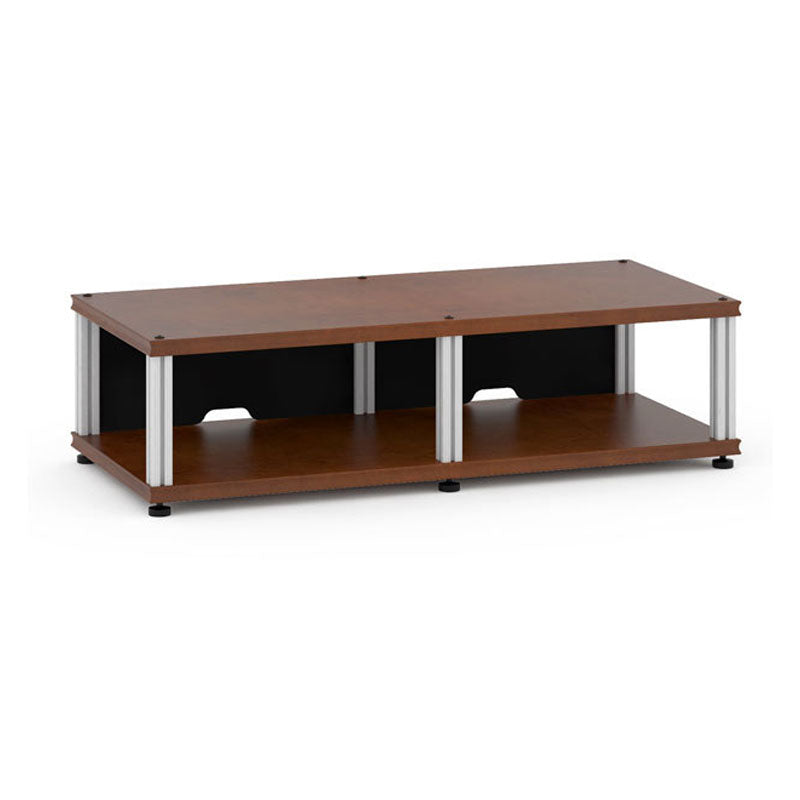 Salamander Synergy Twin 10 AV Cabinet - Cherry Finish, Aluminum Posts
