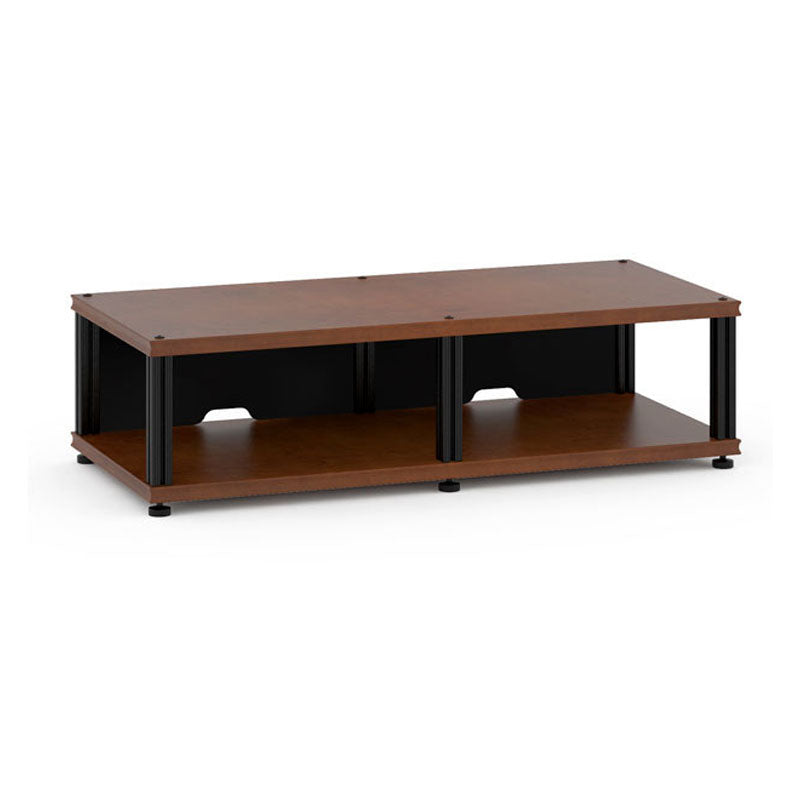 Salamander Synergy Twin 10 AV Cabinet – Modular Cherry Finish with Black Posts