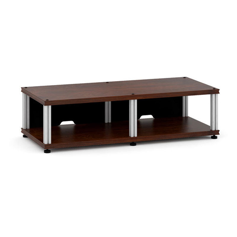 Salamander Synergy Twin 10 Core Module Walnut with Aluminum Posts – Modular AV Base