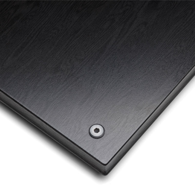Salamander Synergy Twin 8.5" Black Oak Riser with Aluminum Posts for Stable Panel Mounting