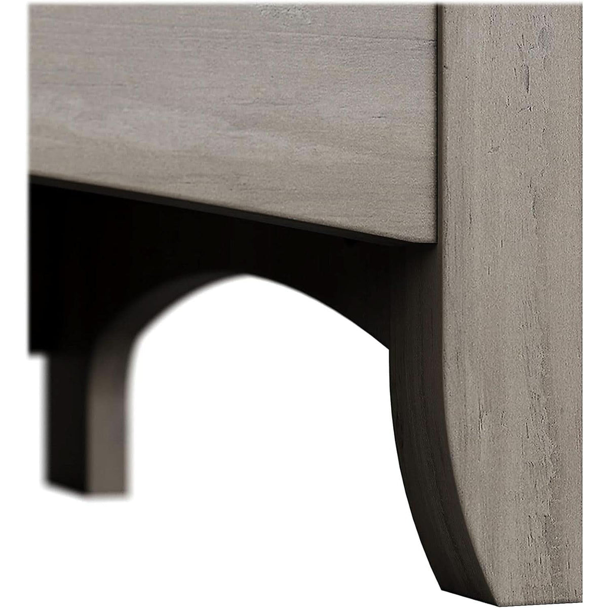 Salinas 63 Inch High Bookcase Driftwood Gray Modern