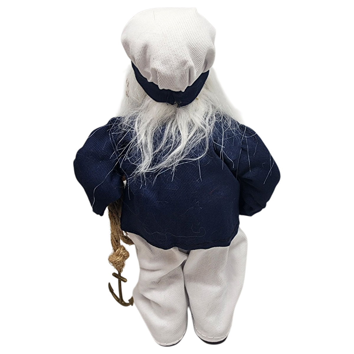Salty Sailor Santa Figurine Ornament - 9 inches