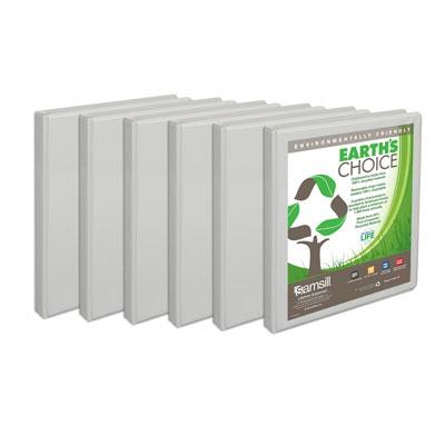 Samsill Earth's Choice 1/2" View Binder, 6/Pack
