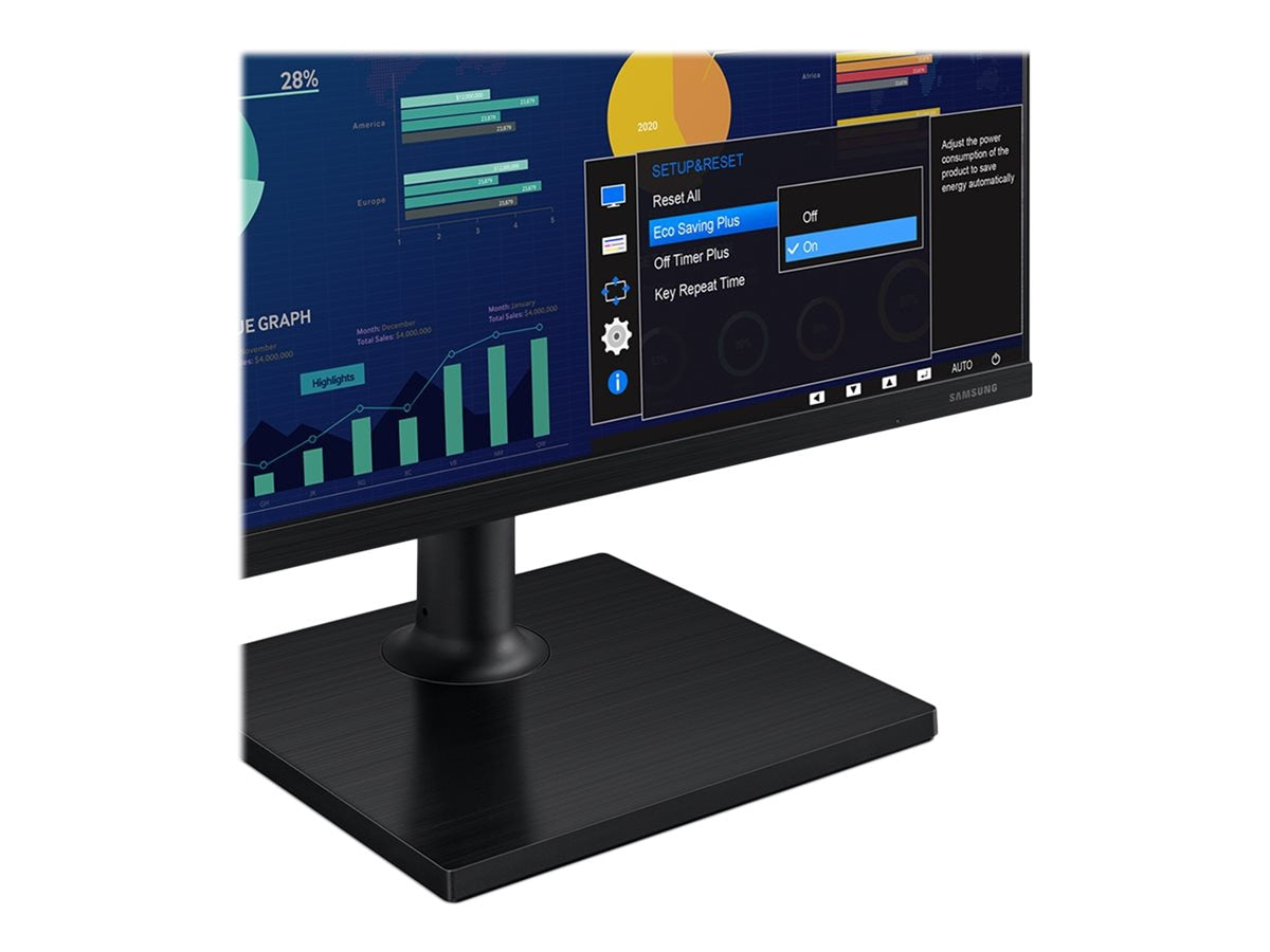 Samsung 24" F24T454GYN Monitor 1920x1200 75Hz 5ms for Professionals