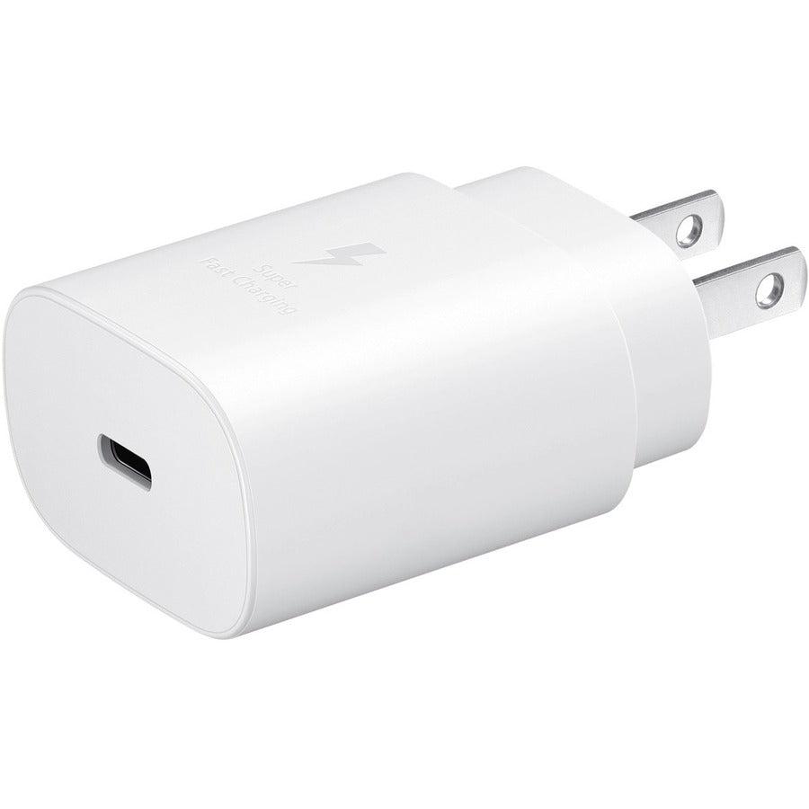 Samsung 25W USB-C Fast Charging Wall Charger, White