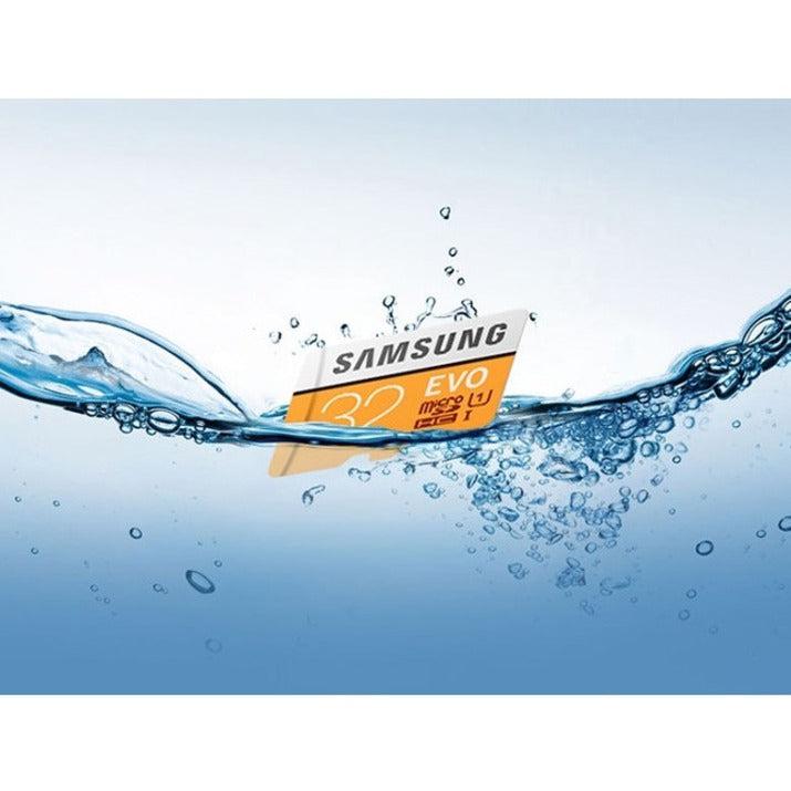 Samsung 32Gb Evo Microsdhc Uhs-I/U1 Memory Card With Adapter, Speed Up To 95Mb/S (Mb-Mp32Ga/Am)