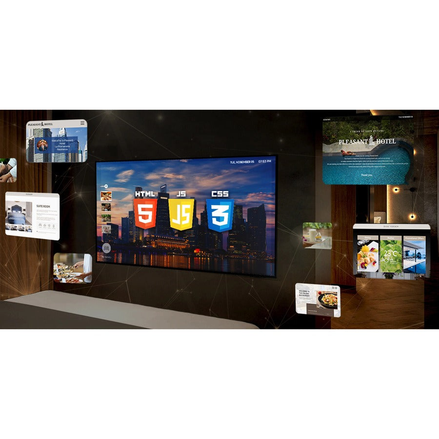 Samsung 43" HAU8000 Series 4K UHD Crystal Hospitality Display HG43AU800NFXZA