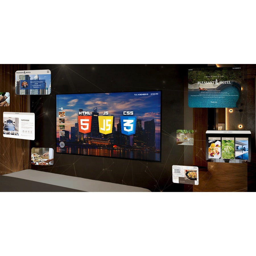 Samsung 50" HAU8000 4K UHD Crystal Hospitality Display - Digital Signage Solutions | Tecisoft HG50AU800NFXZA