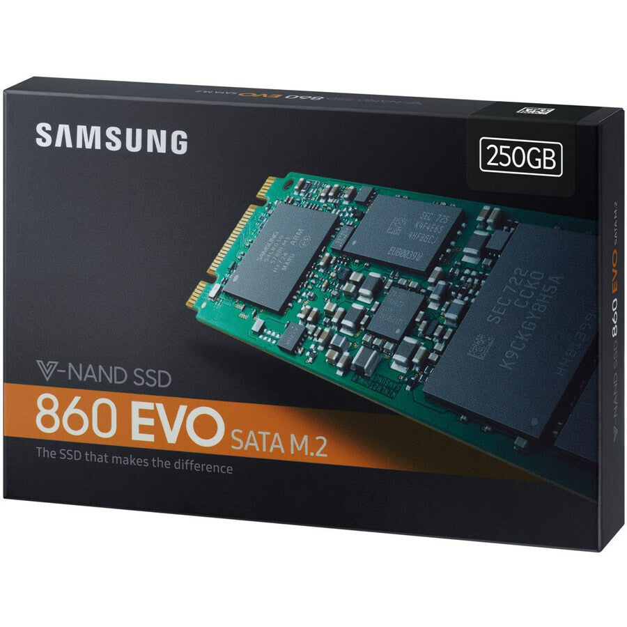 Samsung 860 EVO 500 GB Solid State Drive - M.2 2280 Internal - SATA (SATA/600) MZ-N6E500BW