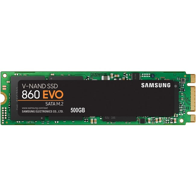 Samsung 860 EVO 500 GB Solid State Drive - M.2 2280 Internal - SATA (SATA/600) MZ-N6E500BW