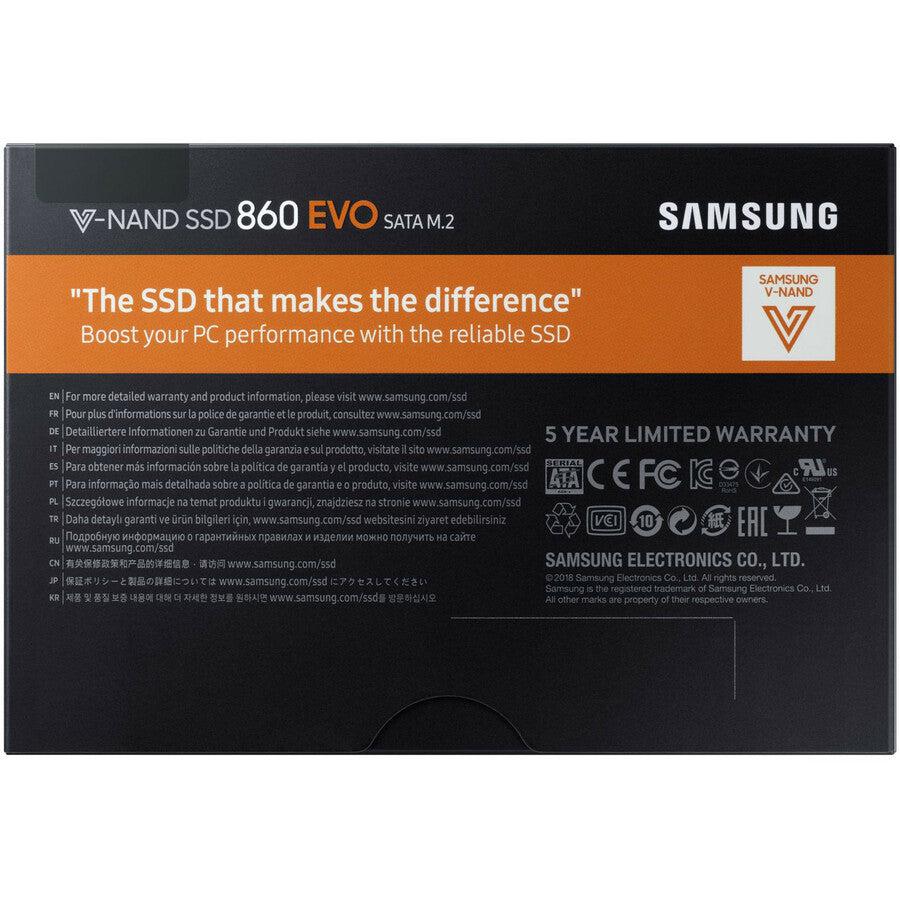 Samsung 860 Evo Series M.2 2280 2Tb Sata Iii V-Nand 3-Bit Mlc Internal Solid State Drive (Ssd) Mz-N6E2T0Bw